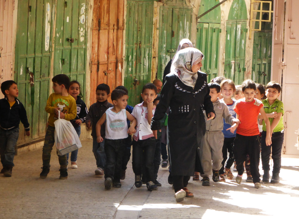 School children in Hebron by helenhall