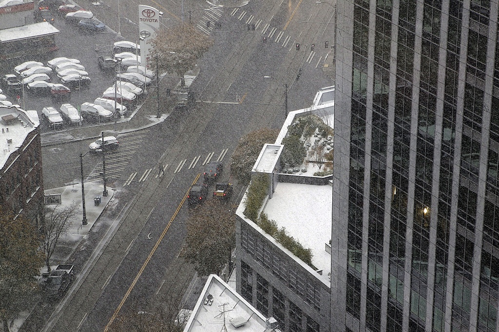 First Snow In Seattle by seattle