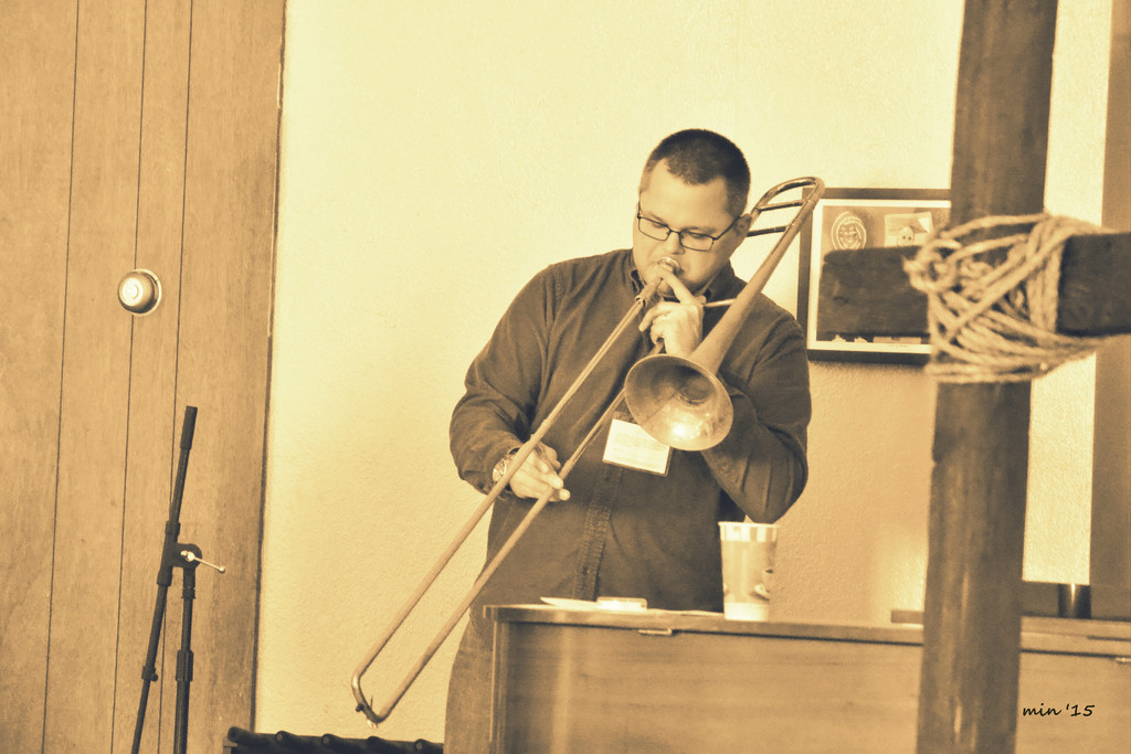 Psalmist on Trombone by mhei