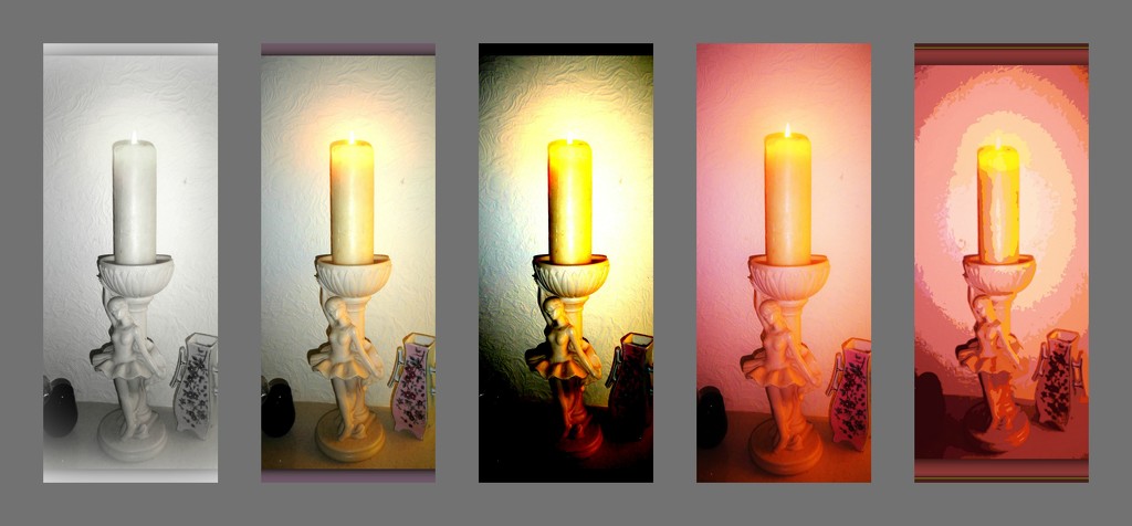Candles Collage by beryl