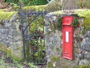 20th Nov 2015 - An Old Wall, An Old Gate, Old Gravestones and an Old Post Box