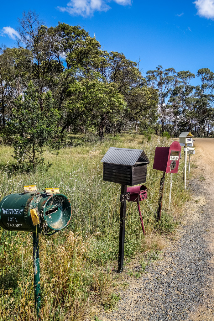 Post boxes King's highway by pusspup