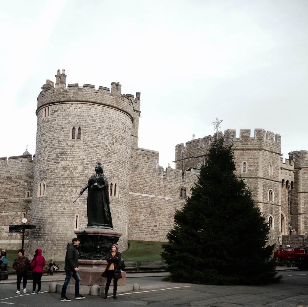 The Queen , the castle and the tree.  by denidouble