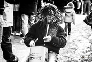22nd Nov 2015 - dreads and a drum