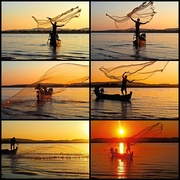 24th Nov 2015 - Casting Out Fishing Nets at Sunset
