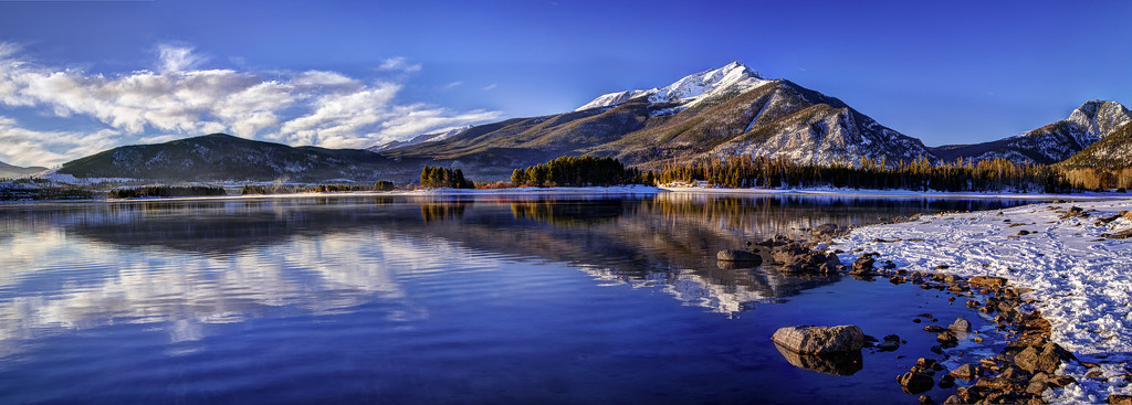 Morning Reflections on Dillon Reservoir by exposure4u