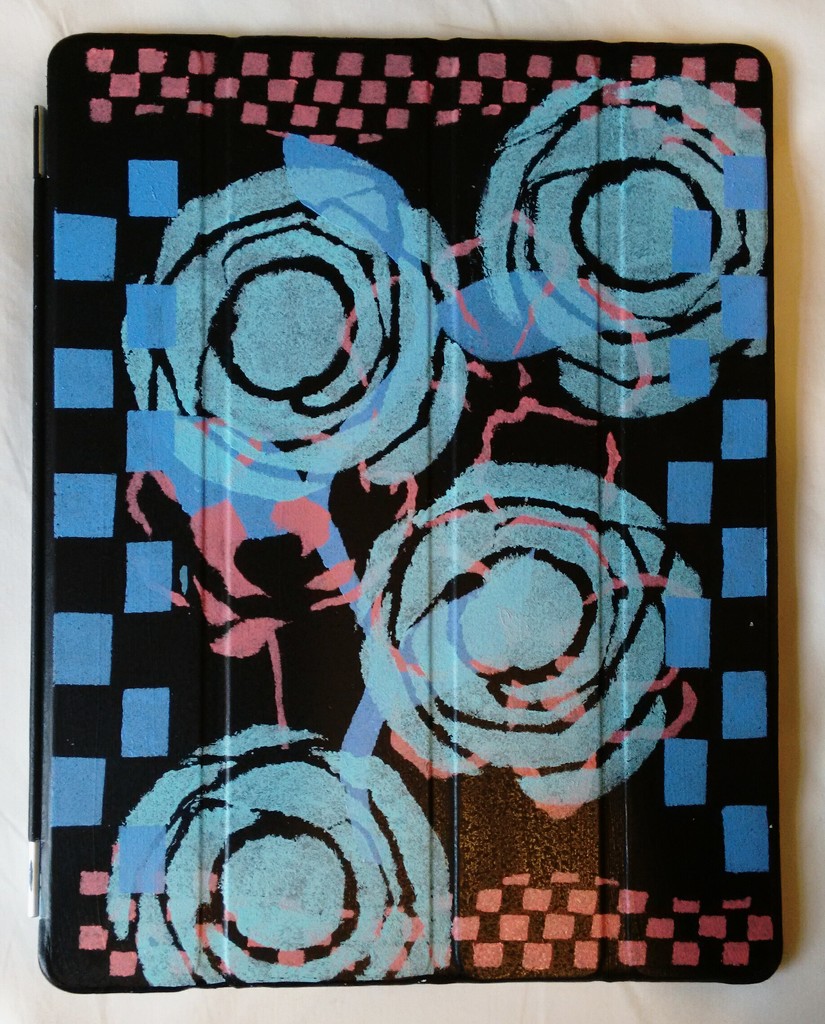 I decorated my iPad cover by cpw