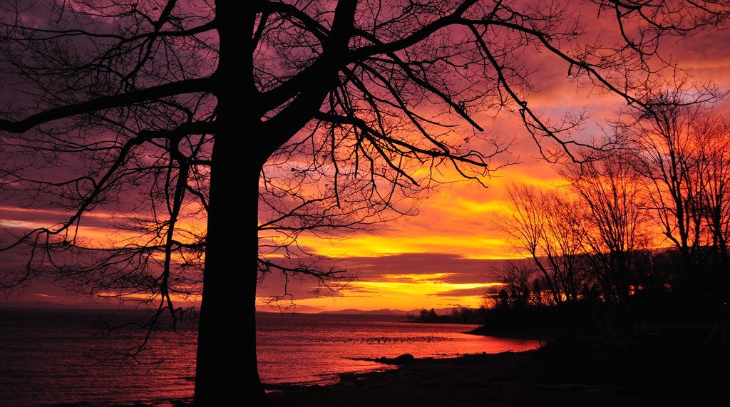 Sunrise over Lake Champlain by momarge64