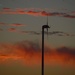 Kansas Windmill and Cloudfall at Dusk by kareenking