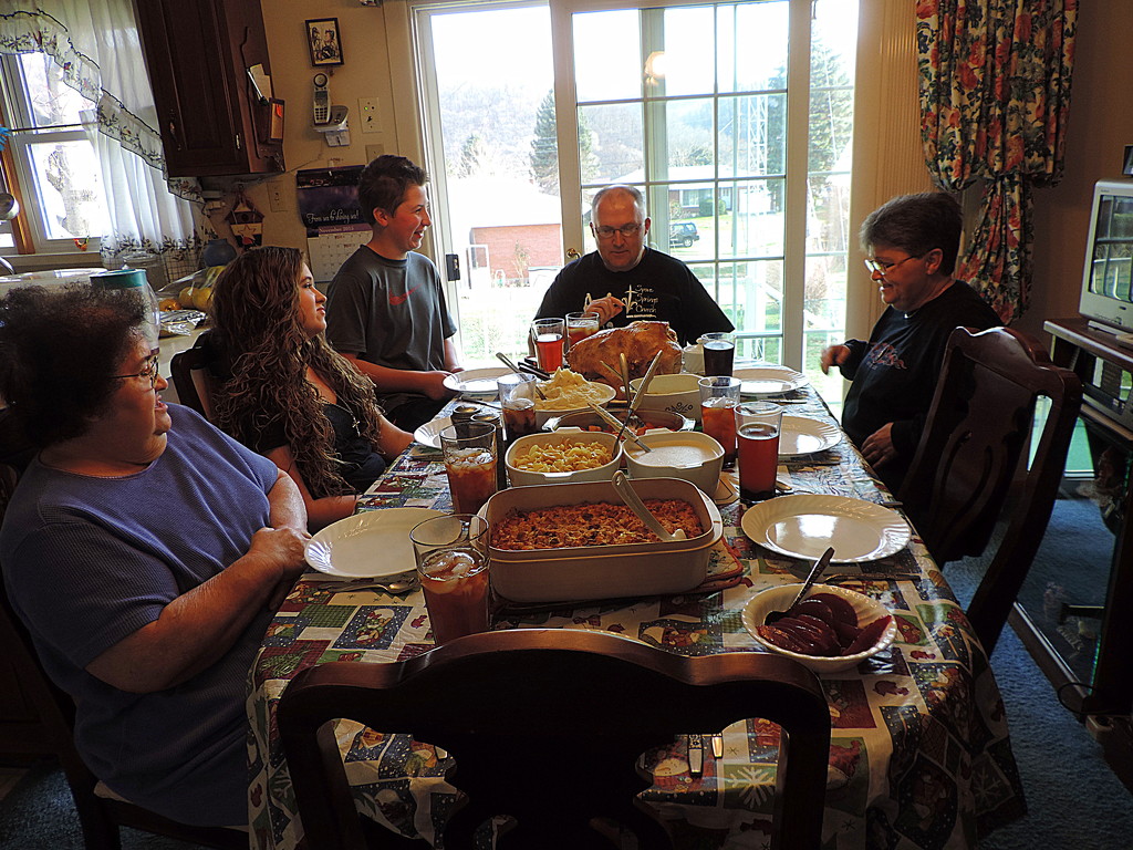 Gathering Together at Thanksgiving by homeschoolmom
