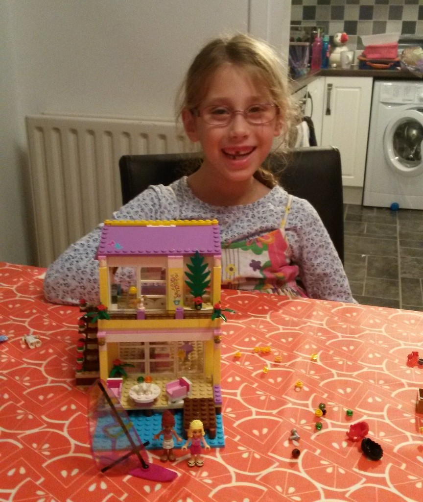 Charlotte and her Birthday Lego by susiemc