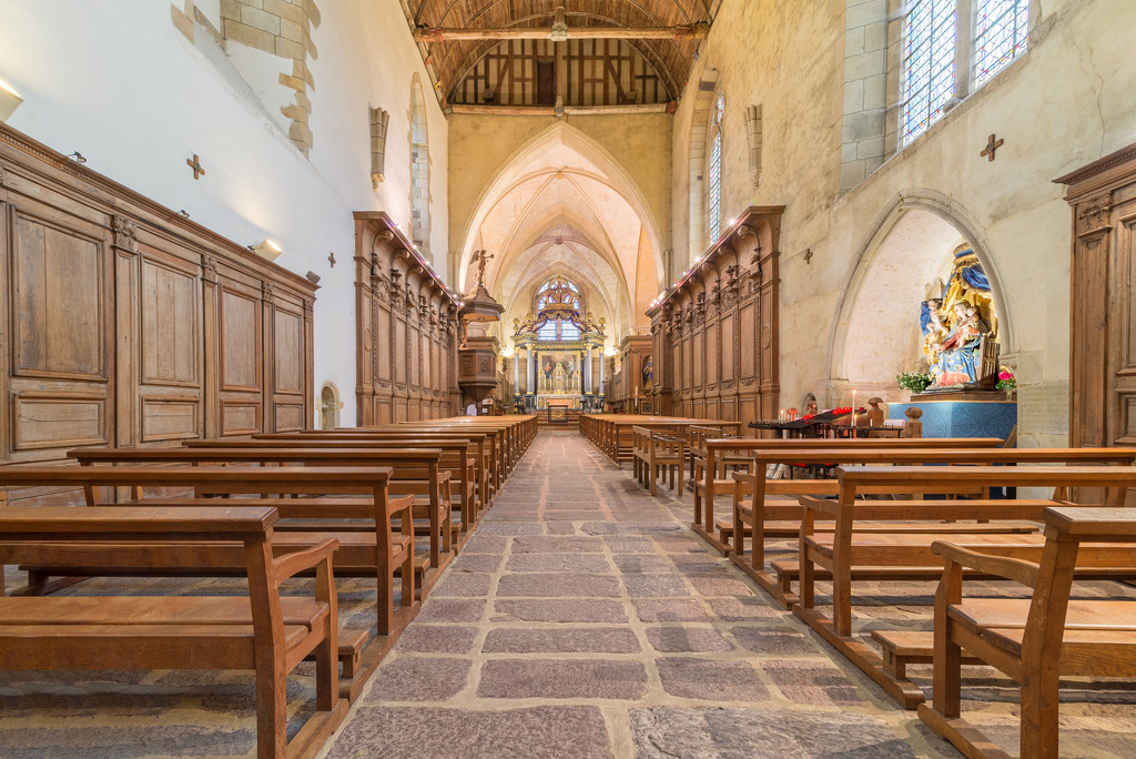 A Year of Days - Day 334: Paimpont Abbey - Nave by vignouse