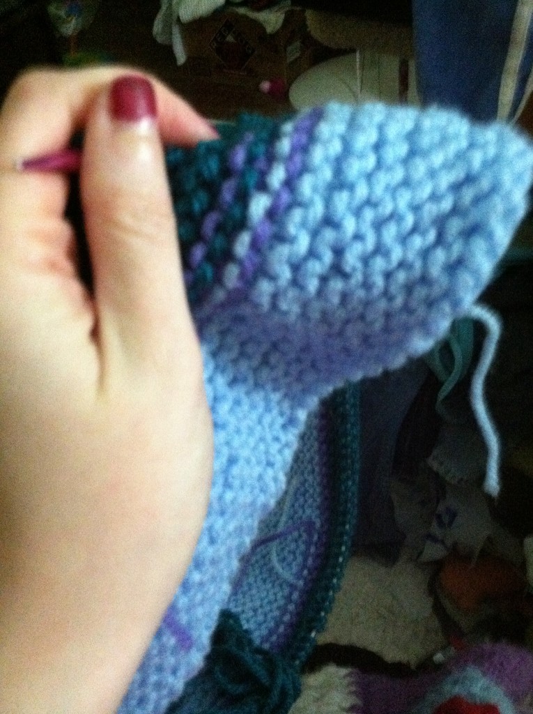 Throwing yarn at my needles by tatra
