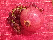 30th Nov 2015 - Pomegranate and grapes