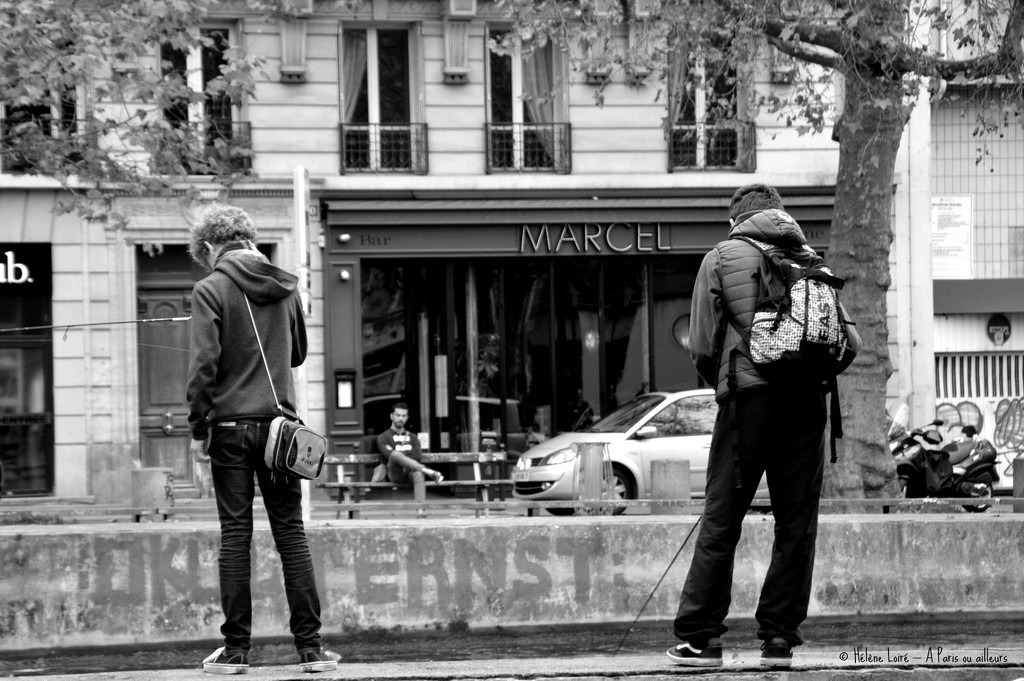 Parisian young fishermen by parisouailleurs