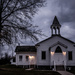 church in the blue hour by jackies365