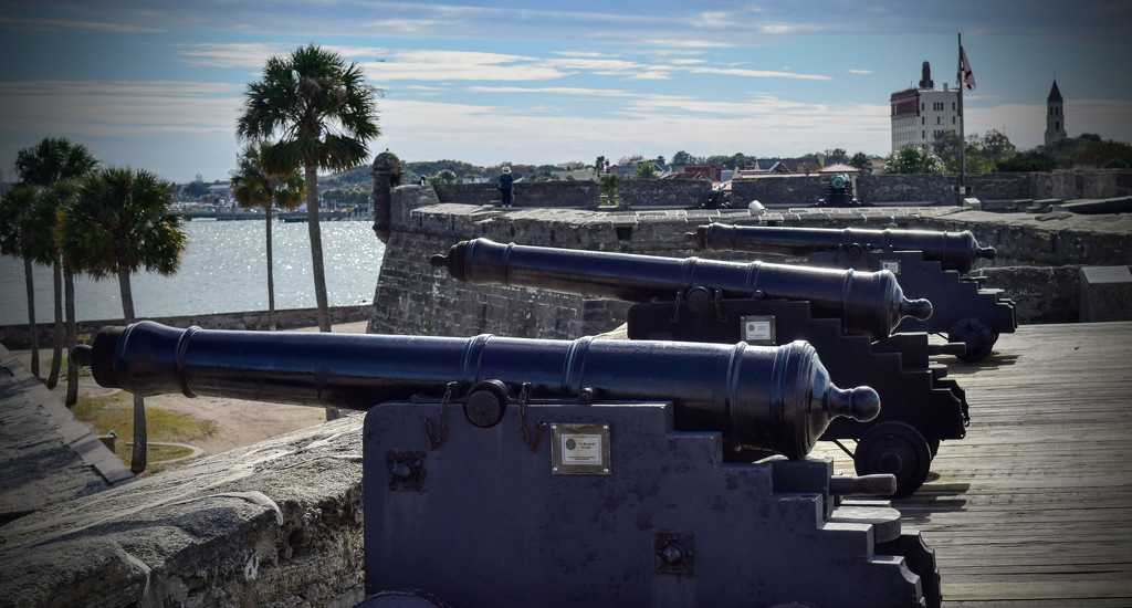 Cannons of Castillo De San Marcos by rickster549