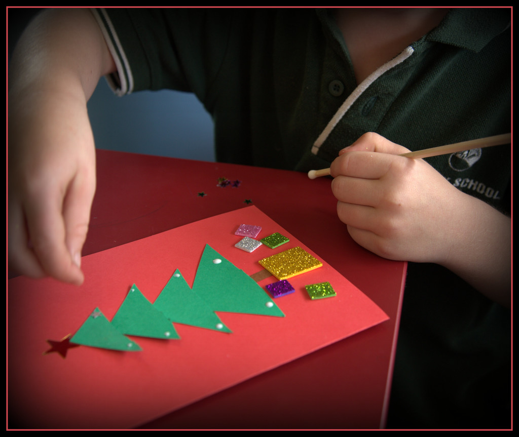 Making Christmas cards by dide