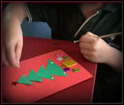 4th Dec 2015 - Making Christmas cards