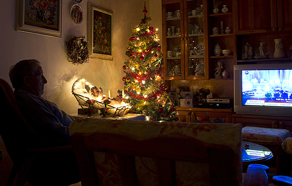 MY CORNER AT CHRISTMAS TIME by sangwann