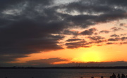 9th Dec 2015 - Sunset, Charleston Harbor at The Battery
