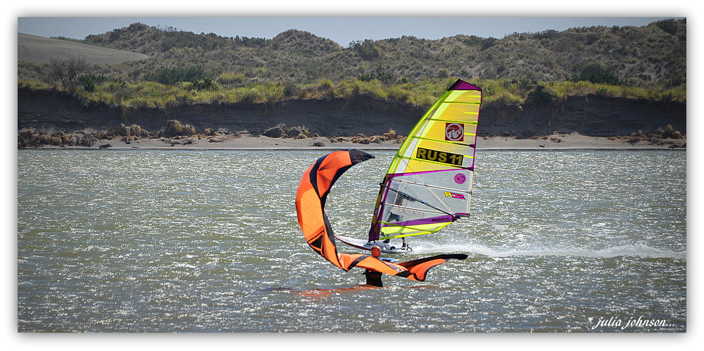 Windsurfers & Paragliders.. by julzmaioro