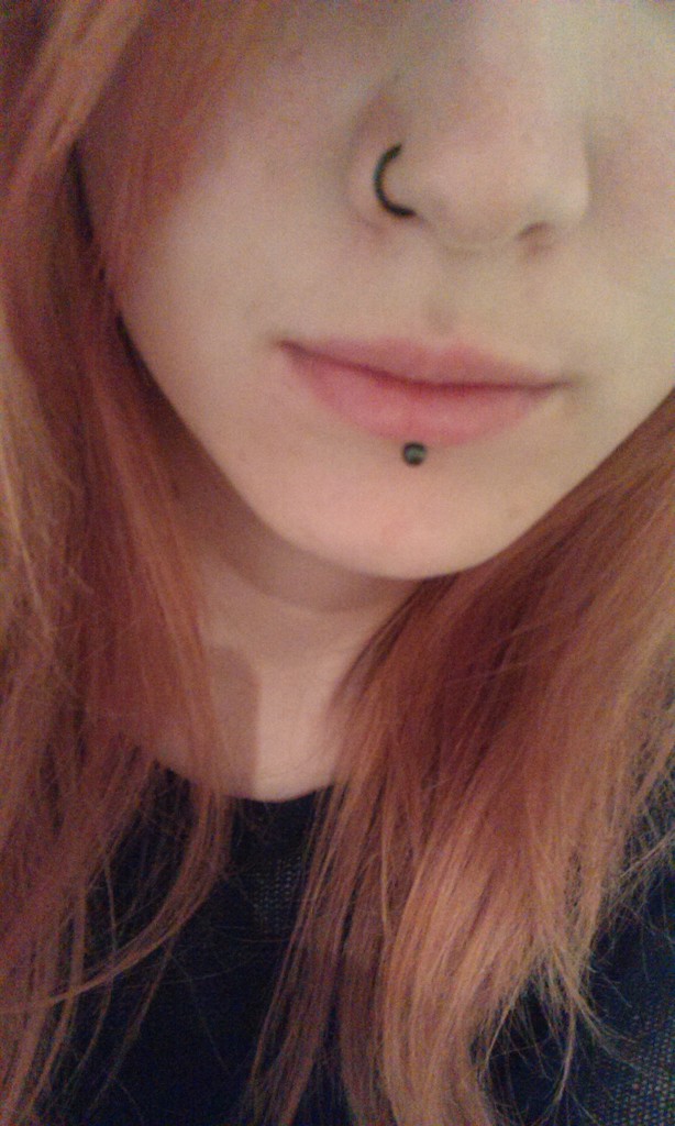 new piercing by nami