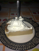 7th Nov 2015 - Pumpkin Pie (and cream)