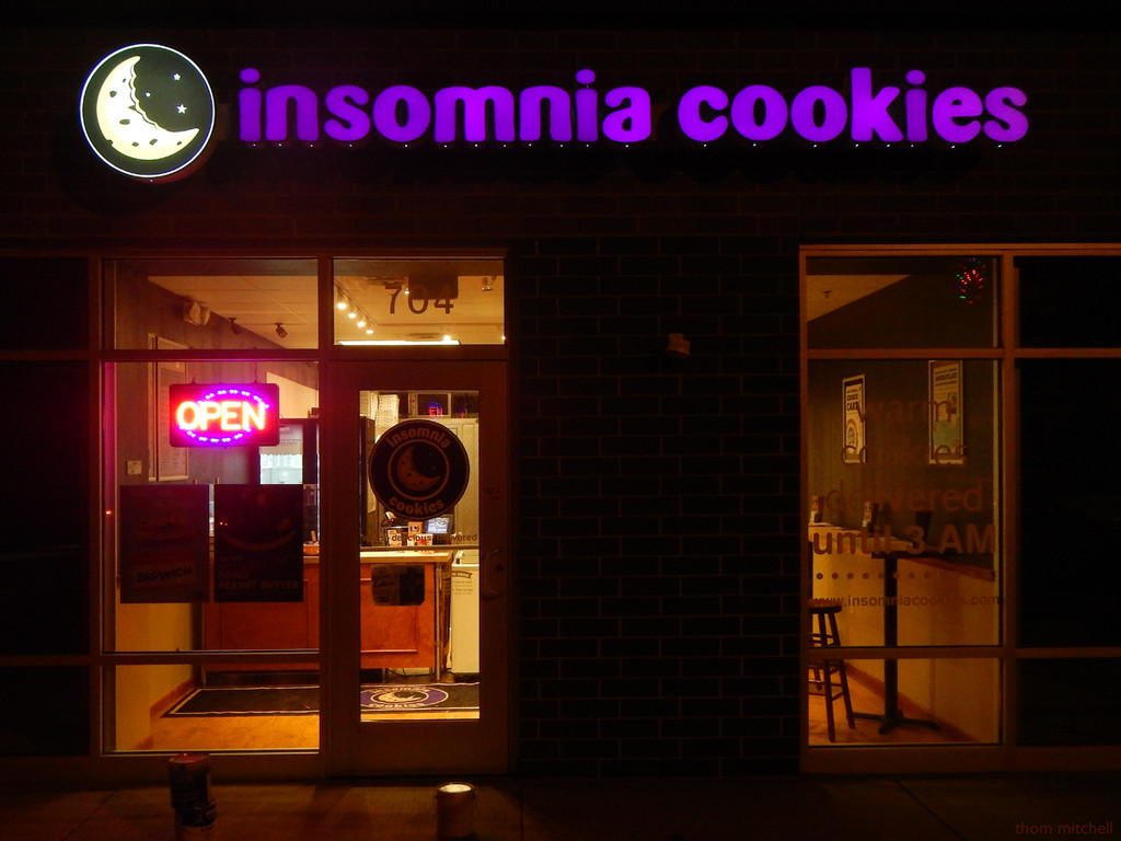 “warm cookies delivered until 3 AM” by rhoing