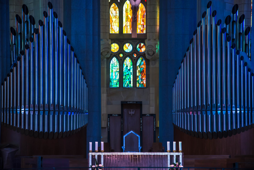 Sagrada Familia Pipe Organ by taffy
