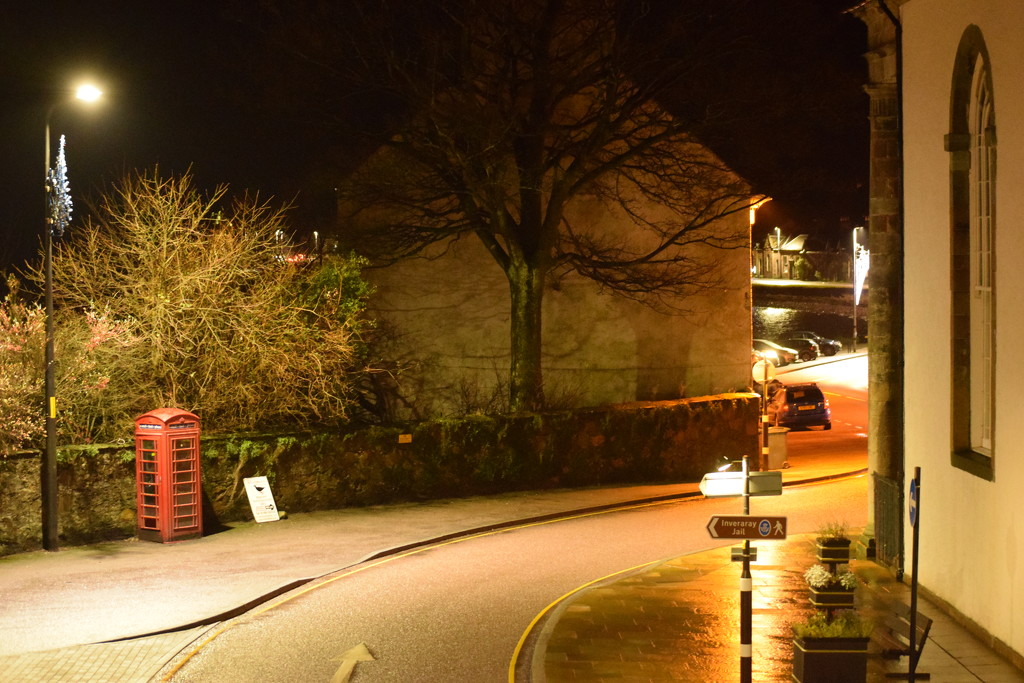 telephone box outside the jail by christophercox