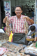 20th Dec 2015 - Happy Fish Seller, Street Market