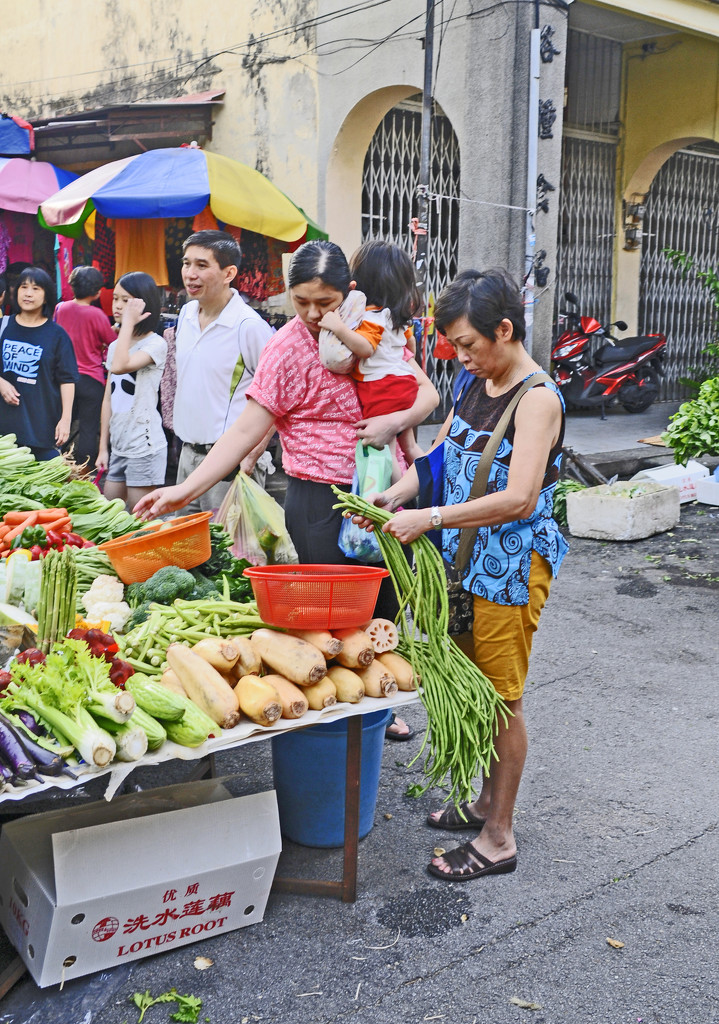 Fresh vegetables morning market by ianjb21