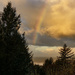 Rainbow Dawn Off the Deck by jgpittenger