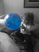 18th Dec 2015 - Blue balloon 