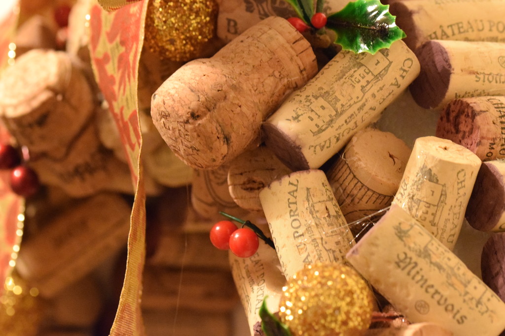 cork wreath by christophercox