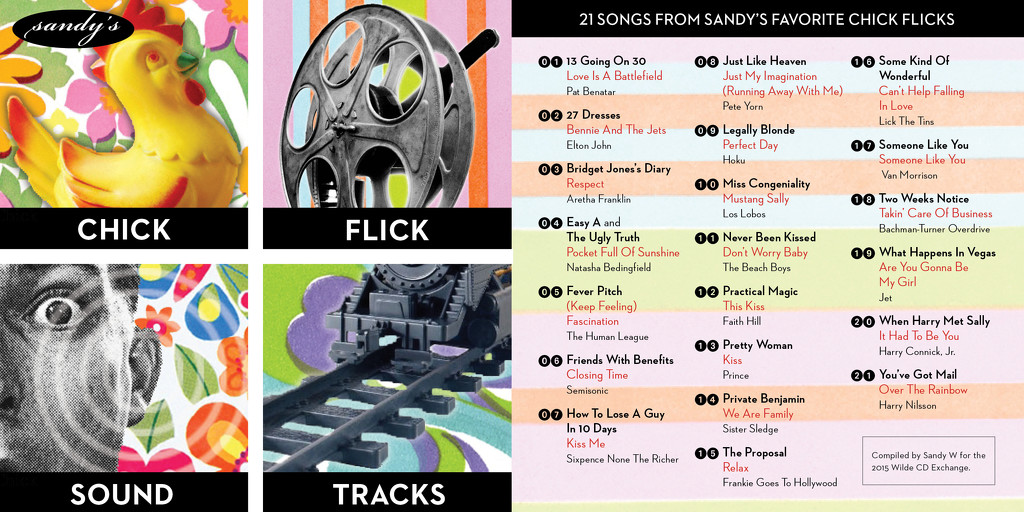 2015 Wilde CD Exchange | Sandy’s Chick Flick Soundtracks by yogiw