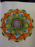 21st Dec 2015 - A colouring pencilled Mandala.