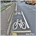 The Worlds Shortest Cycle Lane by ladymagpie