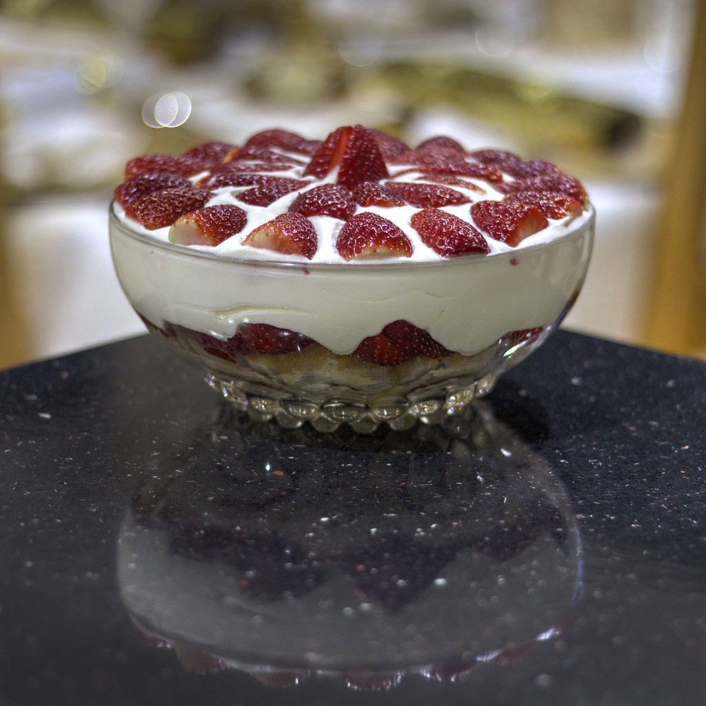 Strawberry Sensation Trifle by gamelee