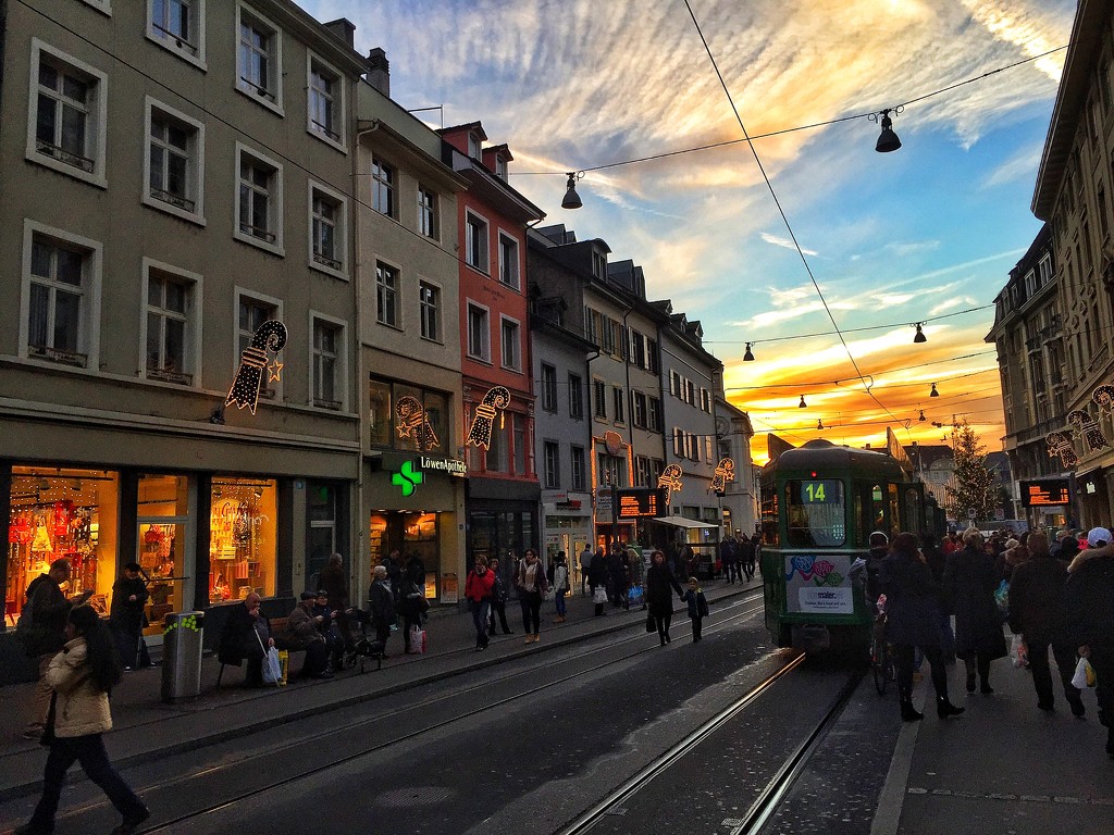 Sunset on Basel  by cocobella