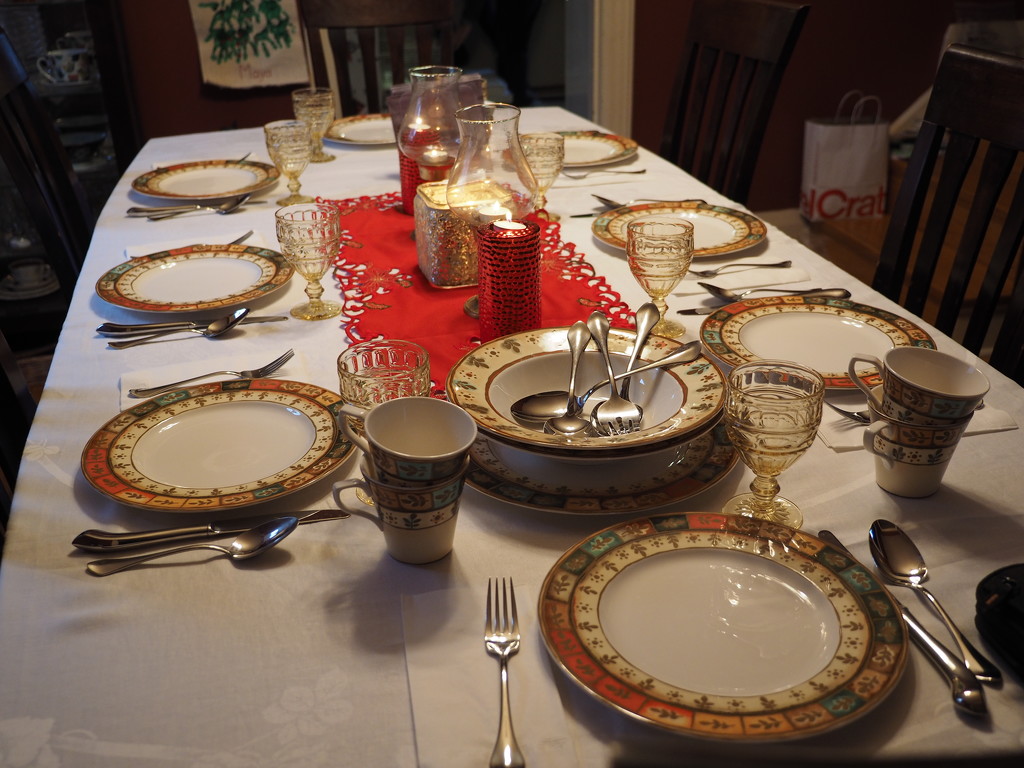 Christmas Breakfast Table by selkie
