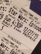 27th Dec 2015 - star wars and pizza