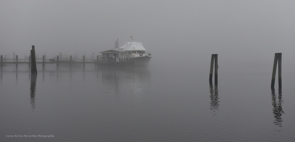 Fog on the river by mccarth1