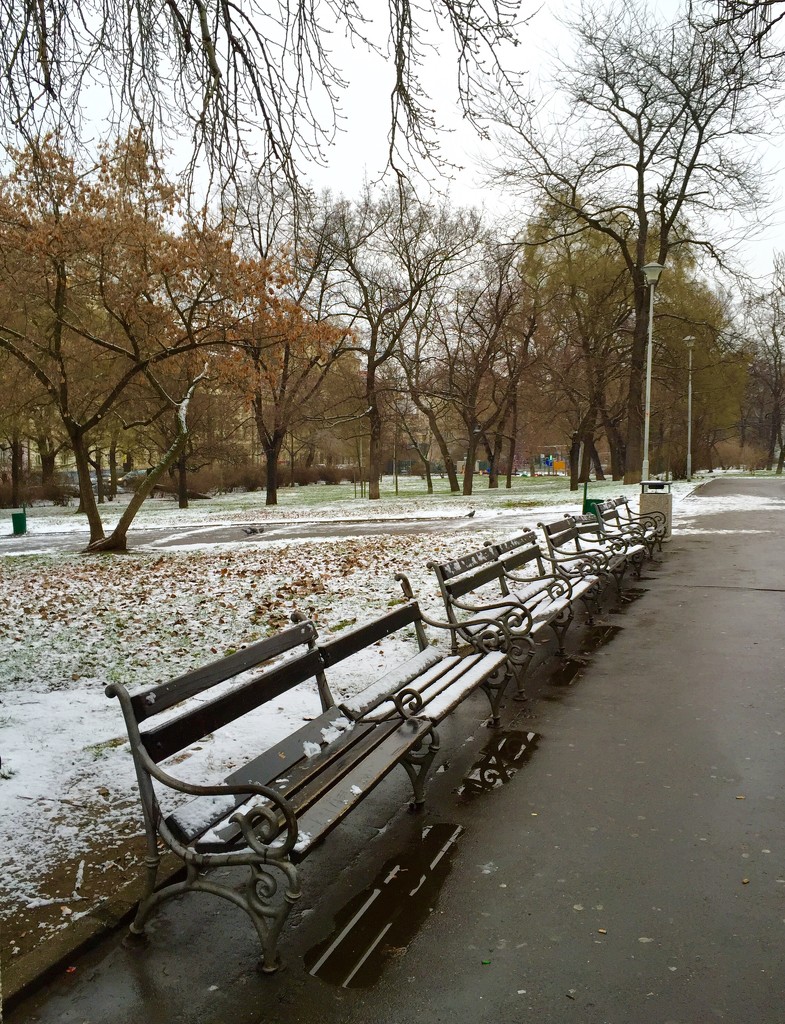 Snowing in Prague by susiangelgirl