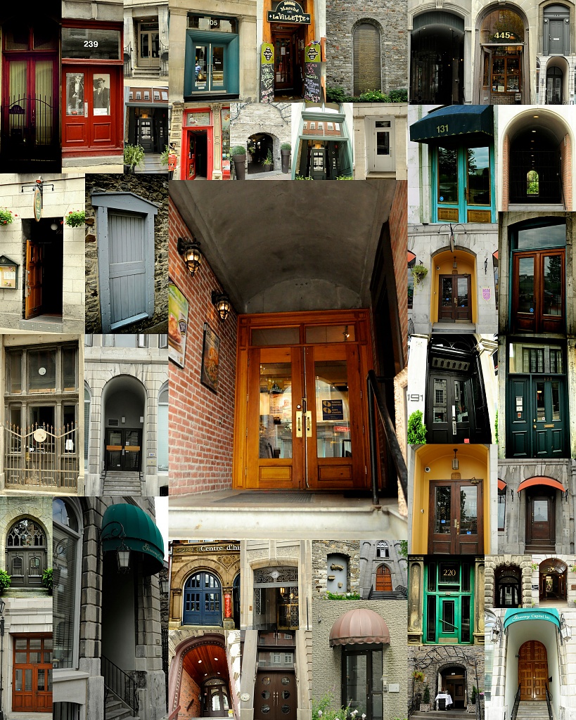 Doors in Old Montreal by dora