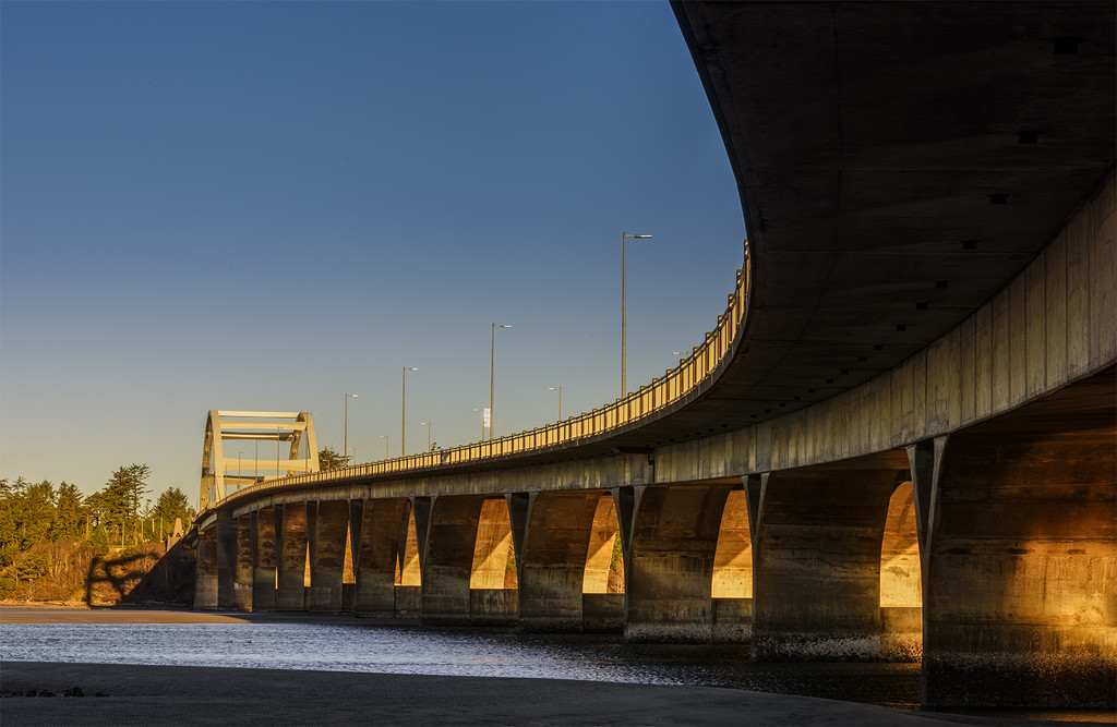 Waldport Bridge  by jgpittenger