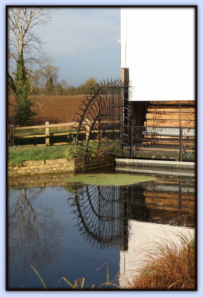 Mill stream reflections by busylady