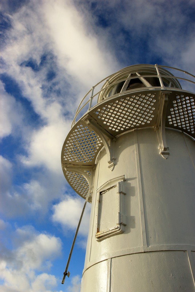 Lighthouse at Brixham Breakwater by cookingkaren