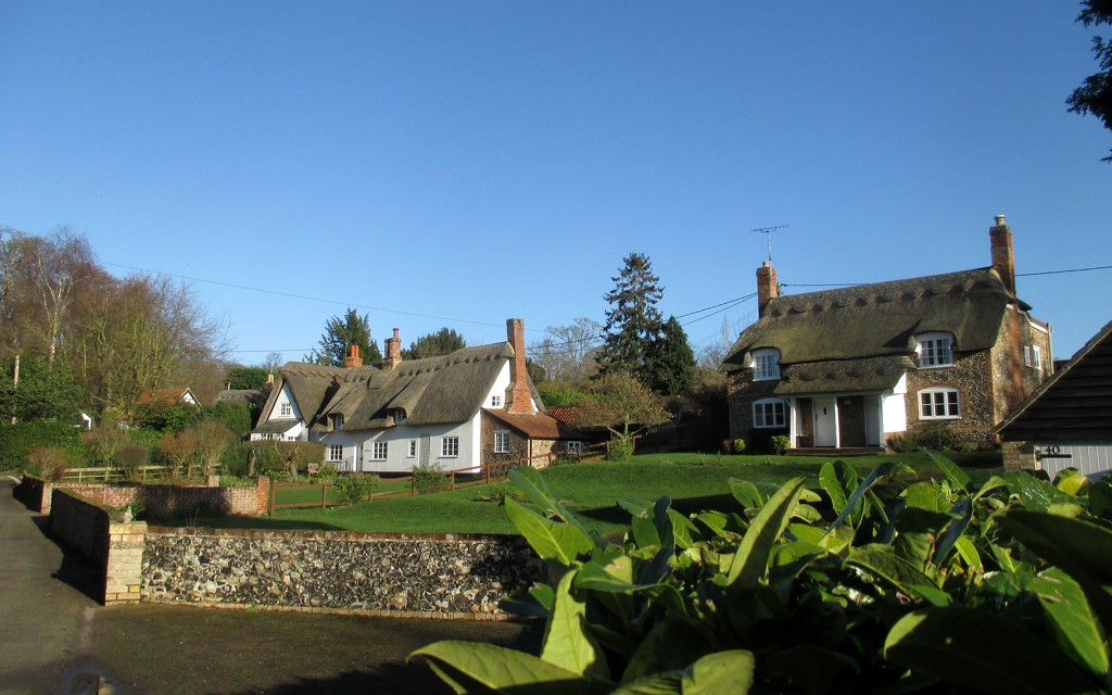More "chocolate box" cottages in Dalham by g3xbm